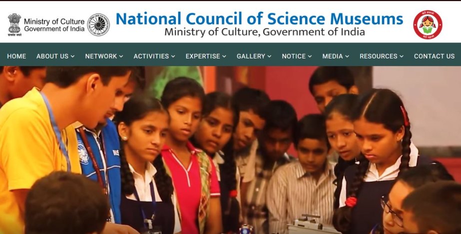 Official Website NCSM Recruitment 2025 Home Page