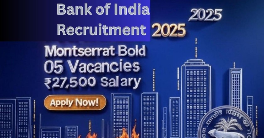Bank of India Recruitment 2025