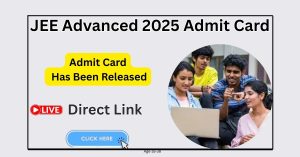 JEE Advanced 2025 Admit Card