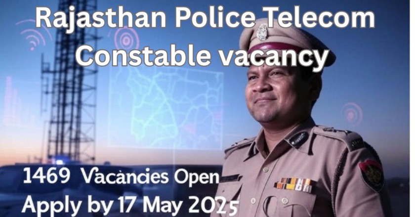 Rajasthan Police Telecom Constable vacancy  2025