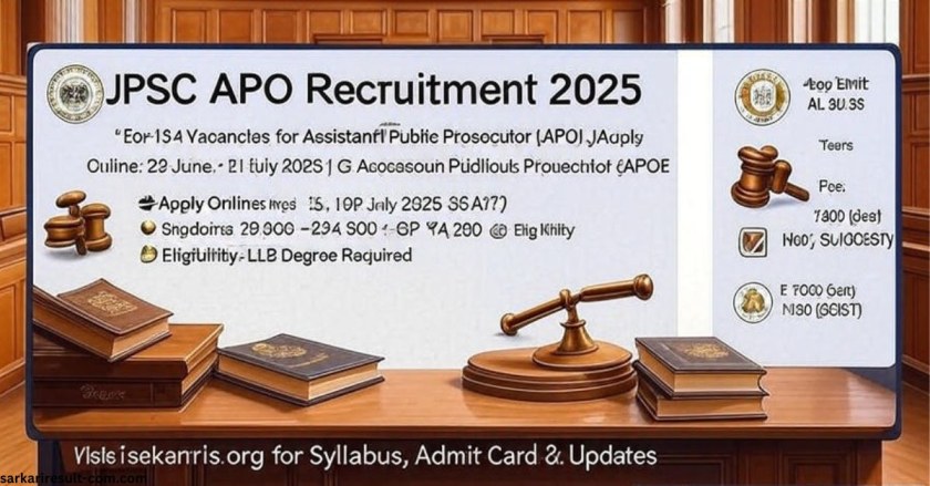 JPSC APO Recruitment 2025