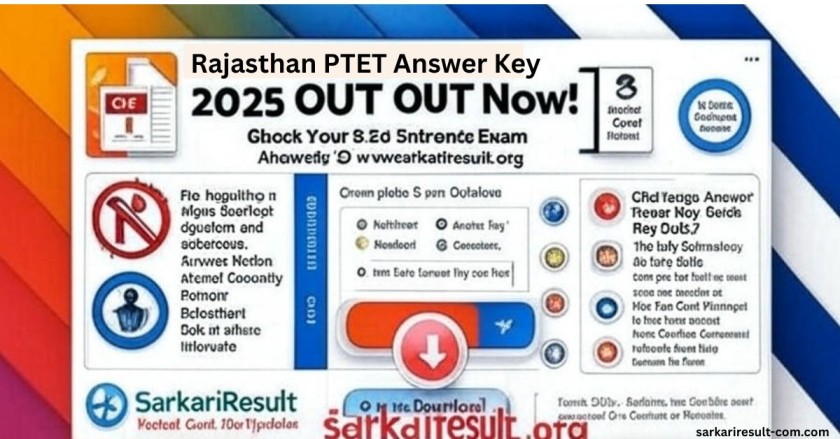 Rajasthan PTET Answer Key 2025