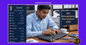 SSC Stenographer Recruitment 2025