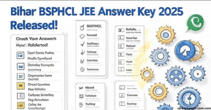 Bihar BSPHCL JEE Answer Key 2025