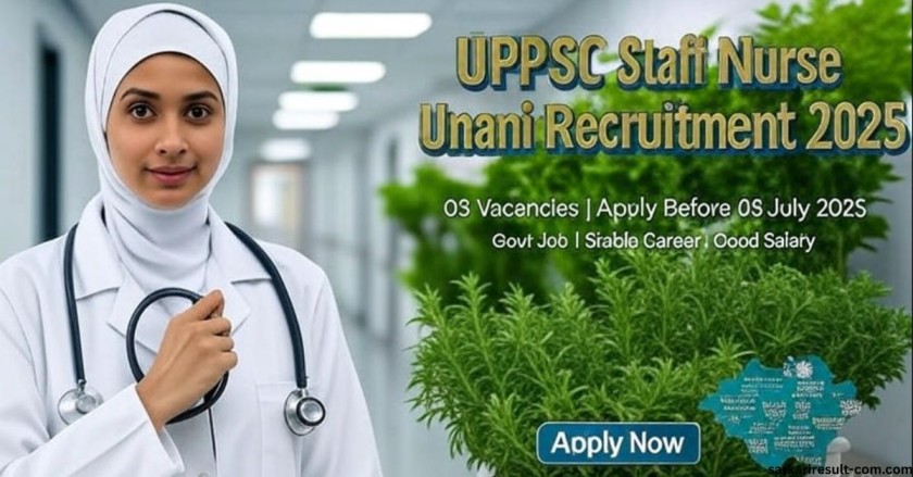 UPPSC Staff Nurse Unani Recruitment 2025