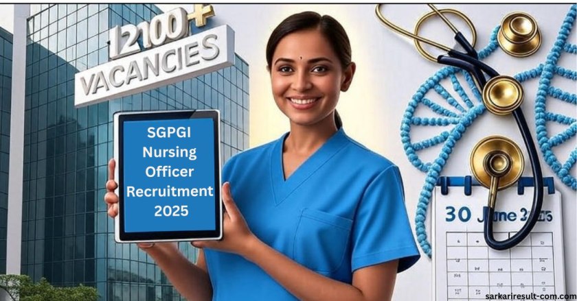 SGPGI Nursing Officer Recruitment 2025