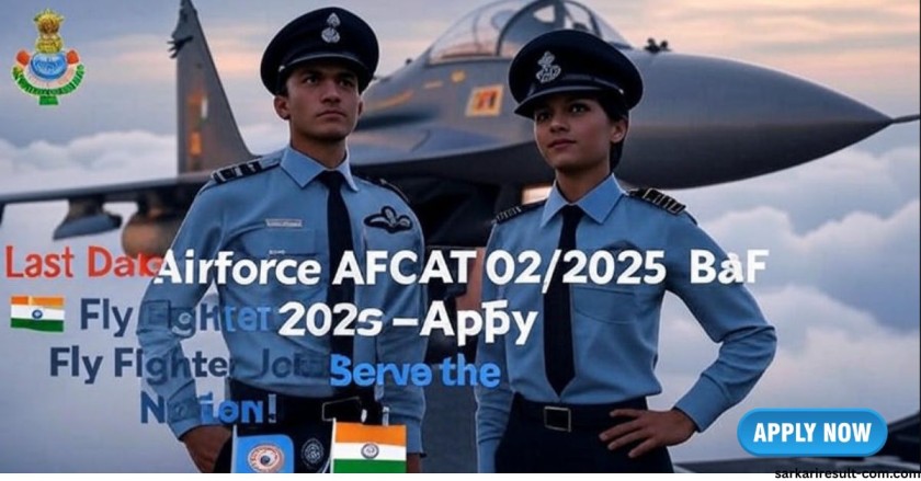 Indian Airforce AFCAT 02/2025 Vacancy 2025