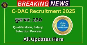 C-DAC Recruitment 2025